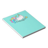 So Meowgicalかわいいユニコーン子猫グリッターキラキラ ノートパッド (アングル)