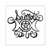 So Mote it Be Triple Moon Goddess Symbol           ラバースタンプ (インプリント)