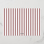 So Much Joy Gold Foil Christmas Foliage Photo 箔シーズンカード (裏面)