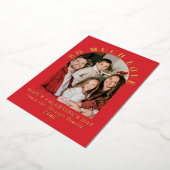 So Much Lovely Valentine Family Custom 箔シーズンカード (回転した状態)