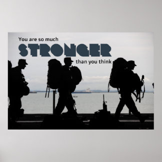 So Much Stronger Army Soldier Boot Camp Cadet ポスター