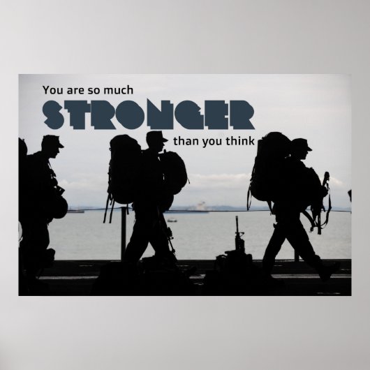 So Much Stronger Army Soldier Boot Camp Cadet ポスター (正面)