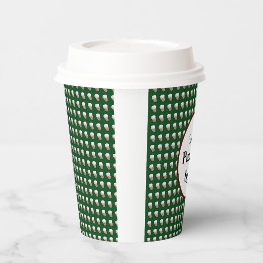 So Nice Pumpkin Spice （緑の背景） 紙コップ (左)