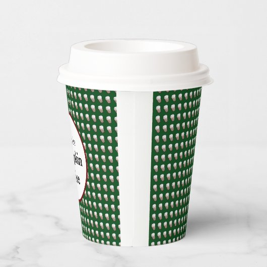 So Nice Pumpkin Spice （緑の背景） 紙コップ (右)