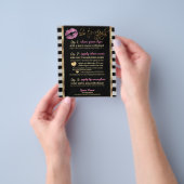 So Pinkグリッターリップとストライプ説明書 チラシ (手)