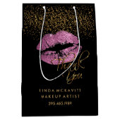 So Pinkグリッター口紅 – ありがとう ミディアムペーパーバッグ (正面)