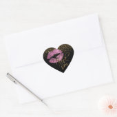 So Pink金ゴールドグリッターLipcolor – ありがとう ハートシール (封筒)