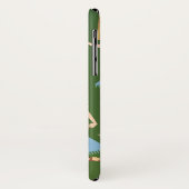 So Sassy Hippie Girlレトロアートおもしろいパターン Case-Mate iPhoneケース (裏面/左)