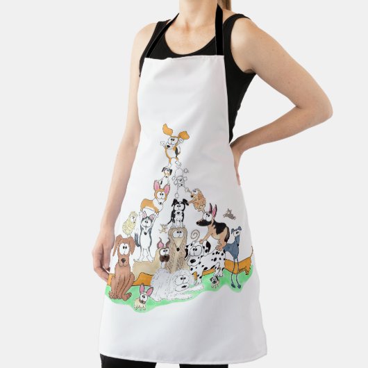 So So Long Dachshund and the Top Dog Beagle エプロン (インサイチュ)