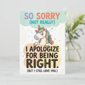 So Sorry (Not Really)- I Apologize for Being Right シーズンカード (スタンド正面)