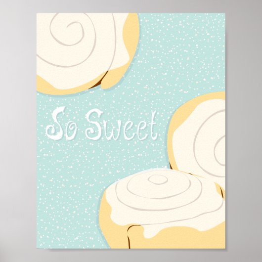 So Sweet Cinnamon Bun ポスター (正面)