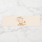 So Sweet To Bee 3 Honey Bee 3rd Birthday ペットボトルラベル (シングルラベル)