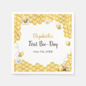 So Sweet To Bee Birthday スタンダードカクテルナプキン (正面)