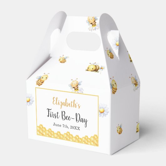  So Sweet To Bee Birthday フェイバーボックス (正面サイド)