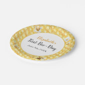 So Sweet To Bee Birthday Paper Plates ペーパープレート (アングル)