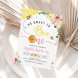 So Sweet To Bee OneパーティーBee-Day 1st誕生日 招待状