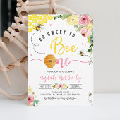 So Sweet To Bee OneパーティーBee-Day 1st誕生日 招待状