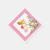 So Sweet to Bee ONE誕生日 スタンダードカクテルナプキン (角)