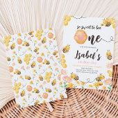 So Sweet to Bee One バースデー 招待状