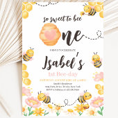 So Sweet to Bee One バースデー 招待状