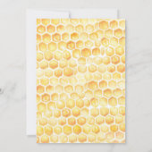 So Sweet to Bee One 1st Birthday Invitation 招待状 (裏面)