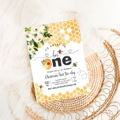 So Sweet To Bee One Beeテーマパーティファースト誕生日 招待状