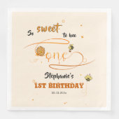 So Sweet To Bee One Cute Honey Bee 1st Birthday (正面)