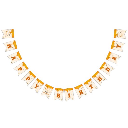 So Sweet To Bee One Cute Honey Bee 1st Birthday バンティングフラッグ (全)