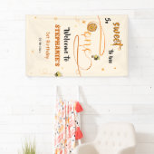 So Sweet To Bee One Cute Honey Bee 1st Birthday 横断幕 (インサイチュ)