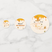 So Sweet To Bee Three Cute Honey Bee 3rd Birthday コンフェッティ (裏面)