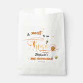 So Sweet To Bee Three Cute Honey Bee 3rd Birthday フェイバーバッグ (正面)