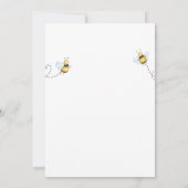 So Sweet To Bee Two誕生日 招待状 (裏面)