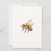 So Sweet To Bee Two - フラワー 2歳の誕生日 招待状 (裏面)