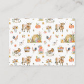 So Thankful for You | Baby Shower Diaper Raffle エンクロージャーカード (裏面)