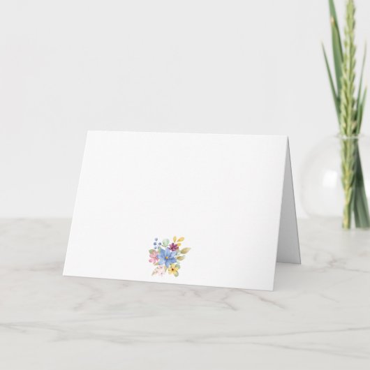 So Thankful For You Greeting Card カード (裏面)