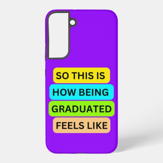 SO_THIS_IS_HOW_BE_GRADED薄紫 SAMSUNG GALAXYケース (裏面)