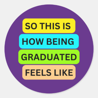 SO_THIS_IS_HOW_BEING_GRADED_LIKE感じ Purple_LIKE ラウンドシール
