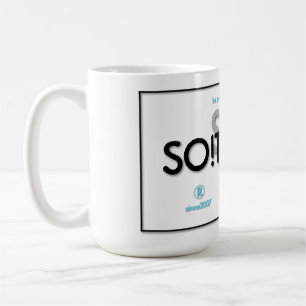 SO!Troubleのロゴとタグライン コーヒーマグカップ
