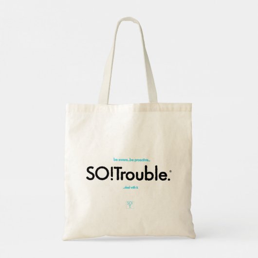 SO!Trouble. Logo Bag トートバッグ (裏面)