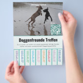 So verkaufen Sie Dane Welpen farbigen Flyer チラシ (手)