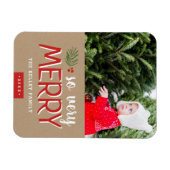 So Very メリー Holiday Photo マグネット (横)