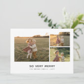 So Very Merry Christmas Sweet Kids Photo シーズンカード (スタンド正面)