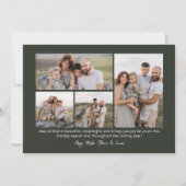 So Very Merry Modern Elegant Script Christmas シーズンカード (裏面)