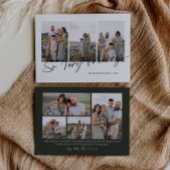 So Very Merry Modern Elegant Script Christmas シーズンカード