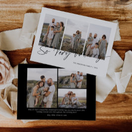 So Very Merry Modern Elegant Script Christmas シーズンカード