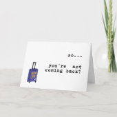 So You’re Not Coming Back Retirement カード (正面)