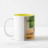 Soakin Upz Ur Teezのマグ ツートーンマグカップ (左)
