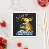 Soaking Up Rays and Taking Names Summertime スタンダードカクテルナプキン (インサイチュ)