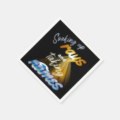 Soaking Up Rays and Taking Names Summertime スタンダードカクテルナプキン (角)