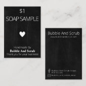 Soapディスプレイカードの例 名刺 (正面/裏面)